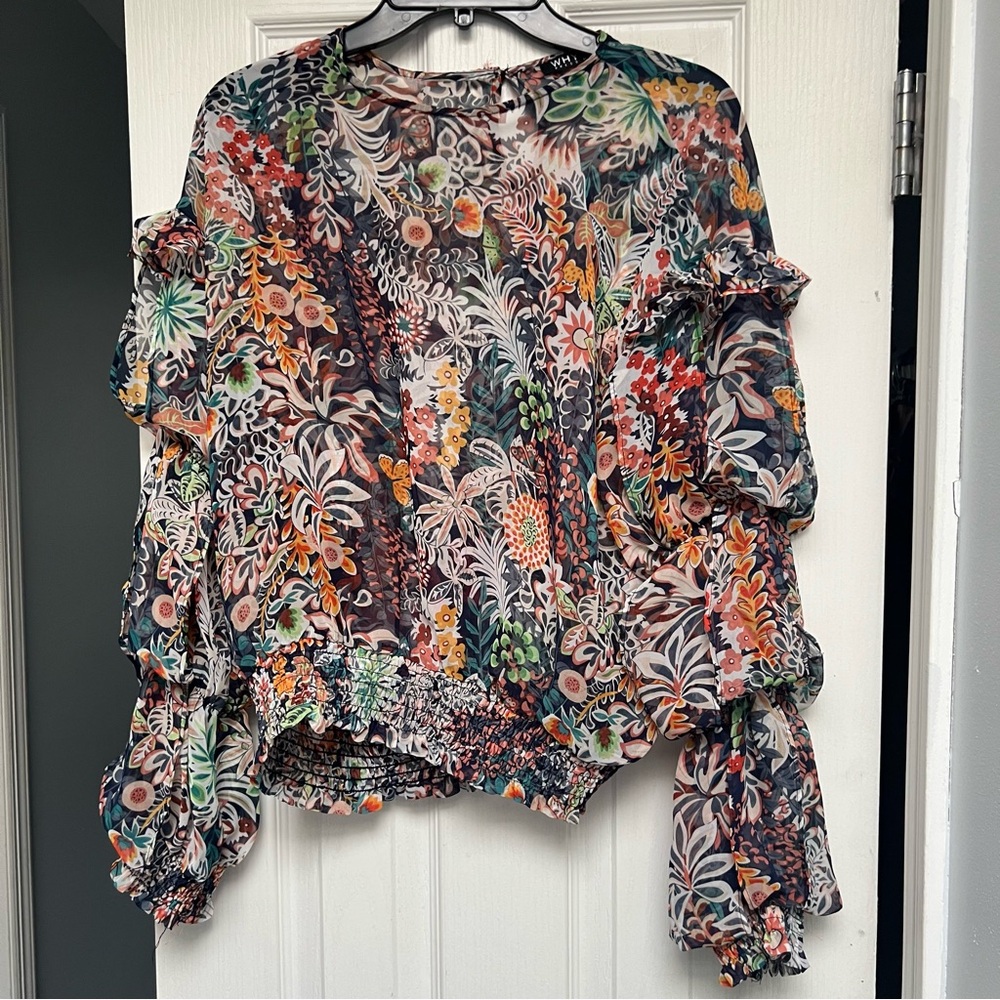 Floral Multicolor Women's Top